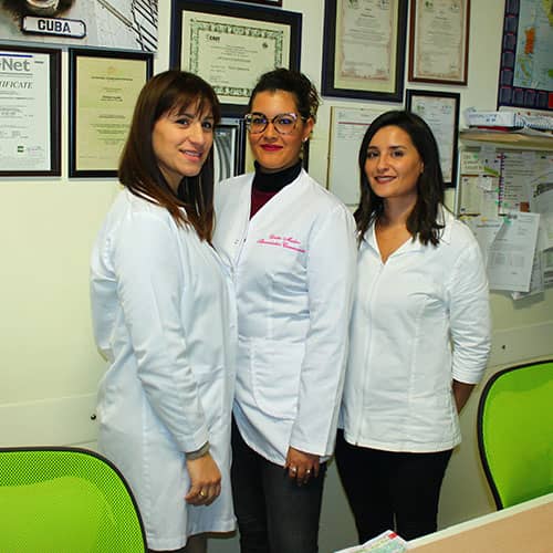 Segretarie del Centro Medico Specialistico Cammarata, Marsala - Floriana Musco, Clara Mosca, Francesca Cammarata